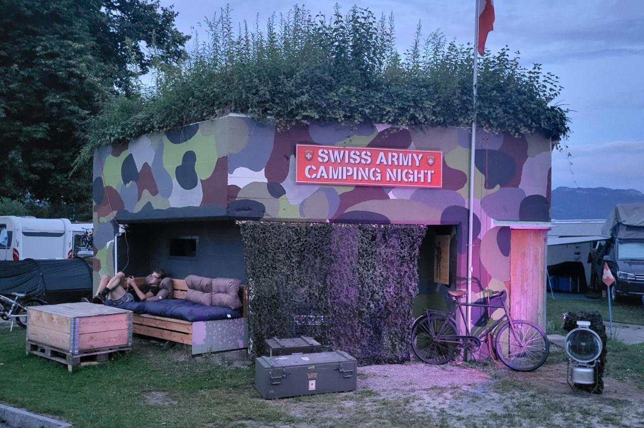 Swiss Army Camping Night / Militaerbunker St. Margrethen Luaran gambar